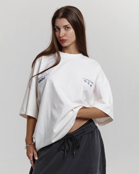 Cold Culture Liquid Halftone T Shirt White | 45812-FQKX