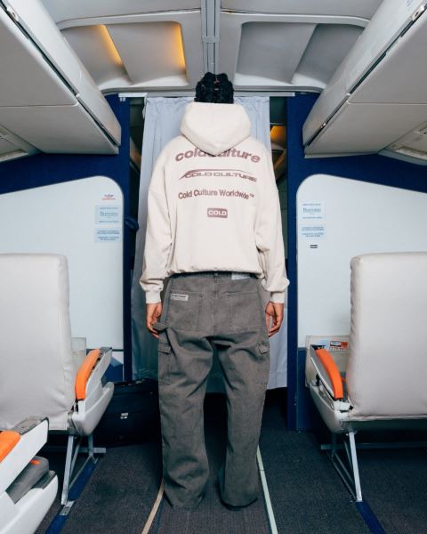 Cold Culture Logotype Hoodie Grey | 80247-PCNI