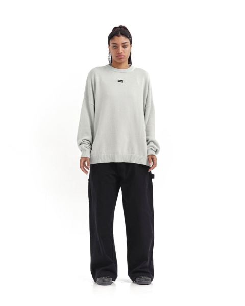 Cold Culture Logotype Knitwear Grey | 70916-RTHY