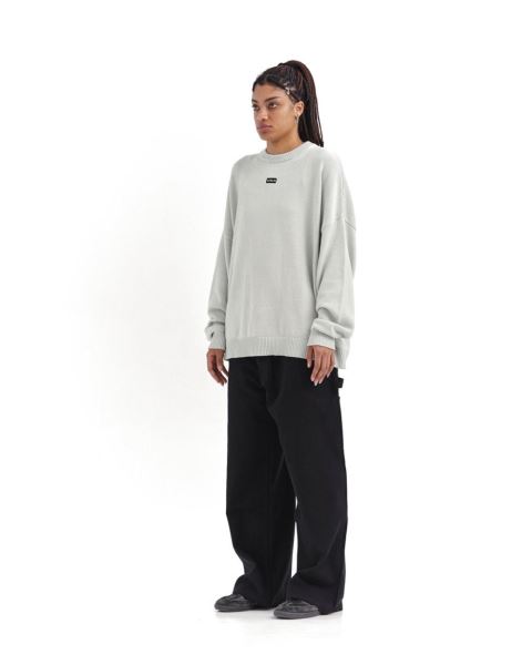 Cold Culture Logotype Knitwear Grey | 70916-RTHY