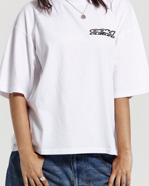 Cold Culture Lollipop T Shirt White | 16075-JBTF