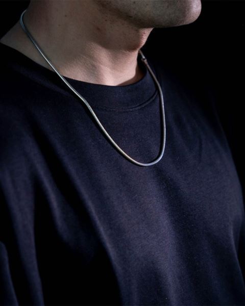 Cold Culture Loop Chain Jewelry Silver Orange | 64382-EWNA