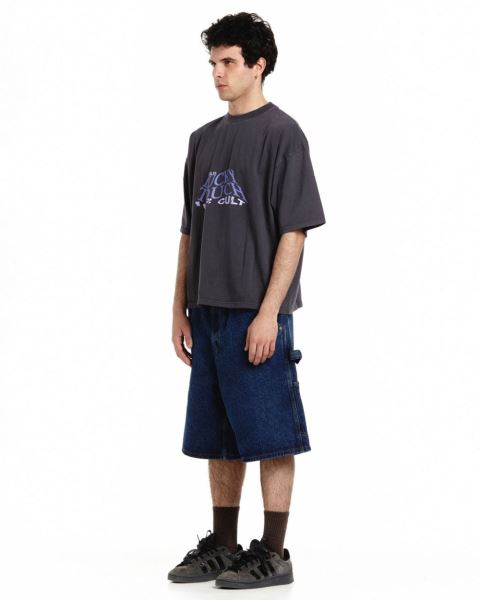 Cold Culture Lucky Touch T Shirt Black | 70236-TEFV
