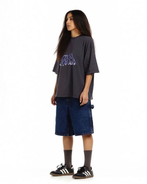 Cold Culture Lucky Touch T Shirt Black | 70236-TEFV