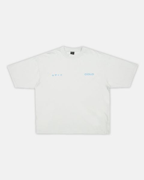 Cold Culture Lucky Touch T Shirt Grey | 27539-ZGDH