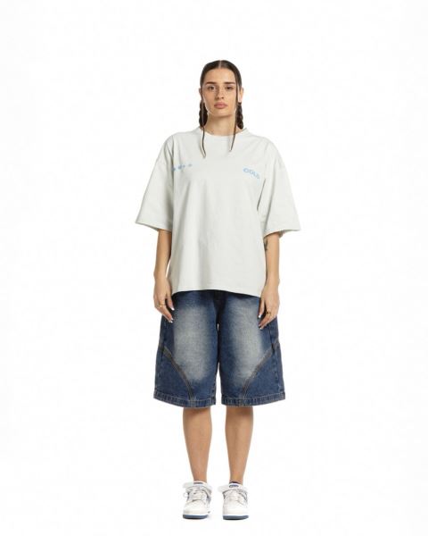 Cold Culture Lucky Touch T Shirt Grey | 27539-ZGDH