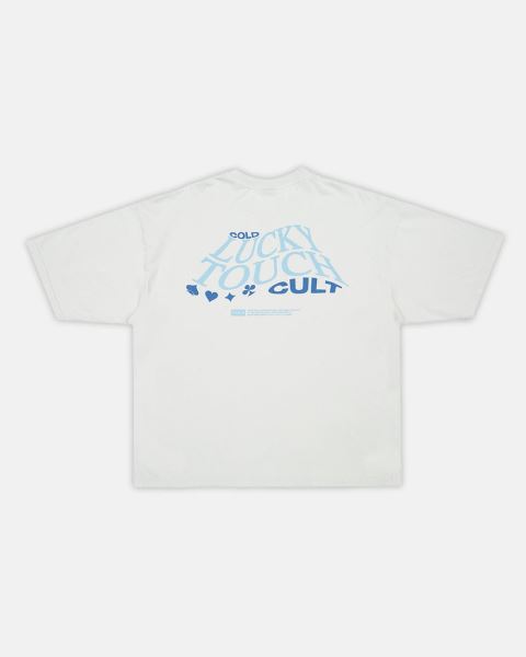 Cold Culture Lucky Touch T Shirt Grey | 27539-ZGDH