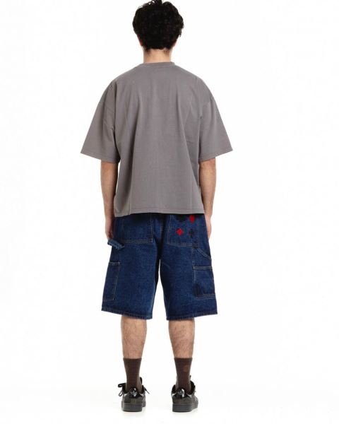 Cold Culture Lucky Touch T Shirt Grey | 91704-SDQV