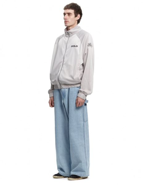 Cold Culture Metallic Ford Zip Silver Jacket Metal Silver | 87265-ZJQI