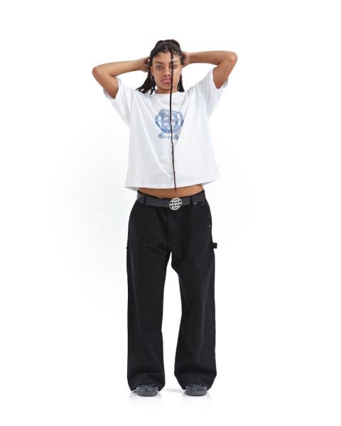 Cold Culture Metallic World T Shirt Metal | 23740-TMCQ
