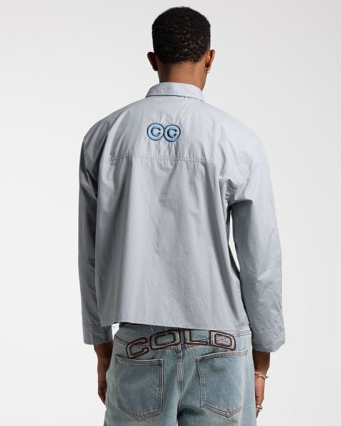 Cold Culture Montmelo Shirt Grey | 78302-SQLT