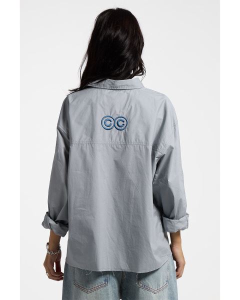 Cold Culture Montmelo Shirt Grey | 78302-SQLT