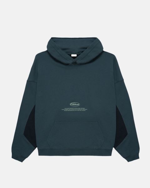 Cold Culture Motorsports Hoodie Yellow | 59148-EUQW