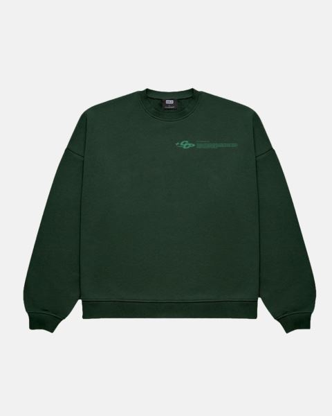 Cold Culture Movement Crewneck Sweatshirts Red | 19670-NMPK