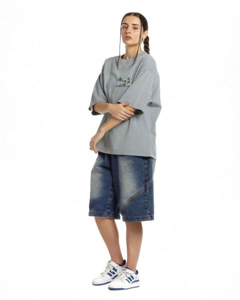 Cold Culture Mushrooms T Shirt Grey | 97032-SIEP