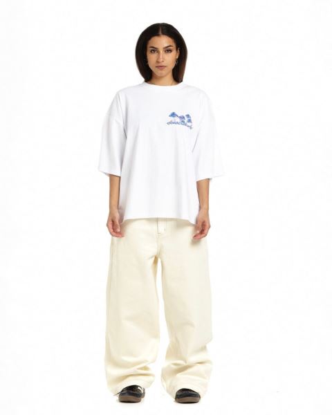 Cold Culture Mushrooms T Shirt White | 85176-BZNH