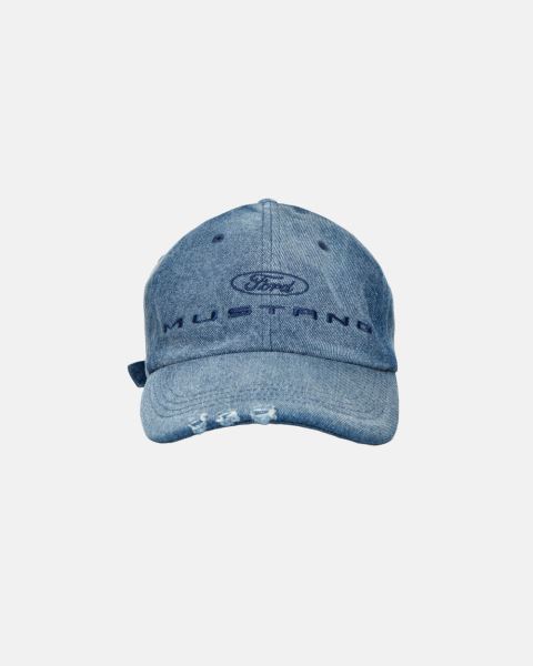 Cold Culture Mustang Logo Caps Blue | 21953-VFHO