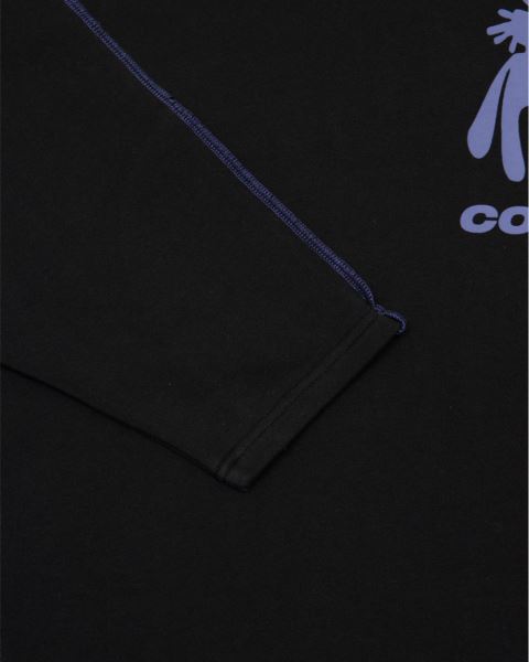 Cold Culture New In Town Crewneck Sweatshirts Black | 76582-UVJI