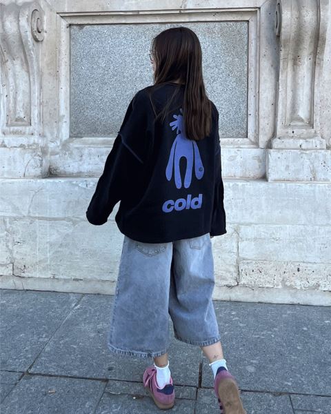 Cold Culture New In Town Crewneck Sweatshirts Black | 76582-UVJI
