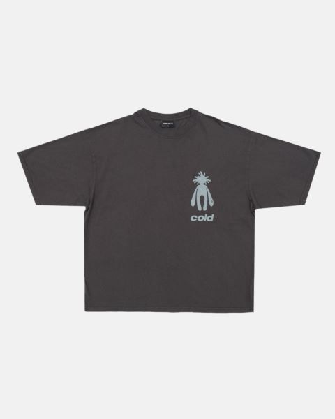Cold Culture New In Town T Shirt Blue | 87613-AVGH