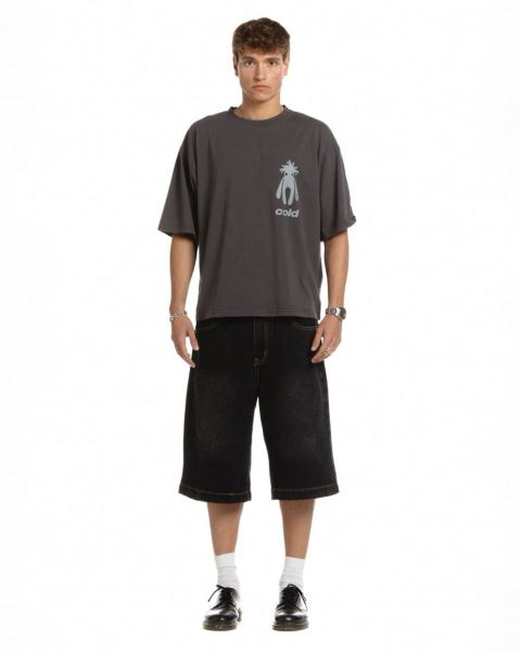 Cold Culture New In Town T Shirt Blue | 87613-AVGH