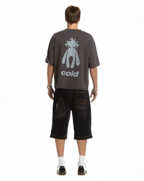 Cold Culture New In Town T Shirt Blue | 87613-AVGH