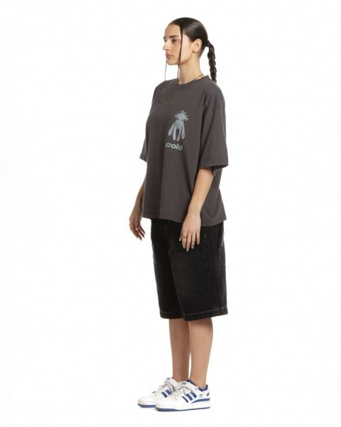 Cold Culture New In Town T Shirt Blue | 87613-AVGH