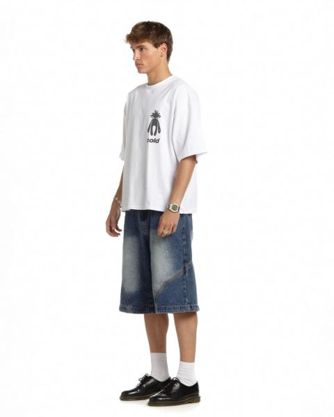 Cold Culture New In Town T Shirt White | 59683-GFOK