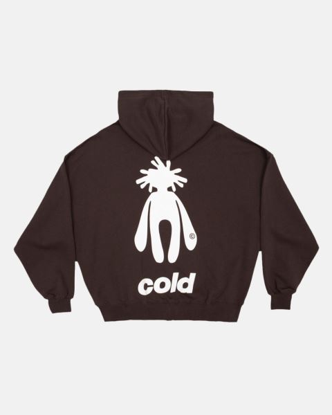 Cold Culture New In Town Zip Hoodie Brown | 07152-IFGQ