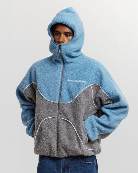 Cold Culture No Risk Fleece Grey / Blue | 87319-HFDP