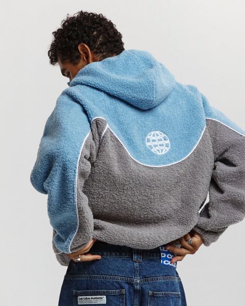 Cold Culture No Risk Fleece Grey / Blue | 87319-HFDP