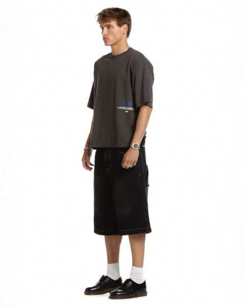 Cold Culture No Sleep Seoul T Shirt Blue | 93265-UGHD