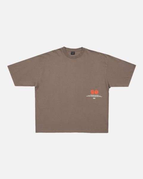 Cold Culture No Sleep Seoul T Shirt Orange | 10645-AXIF