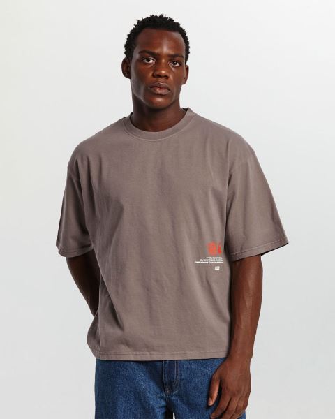 Cold Culture No Sleep Seoul T Shirt Orange | 10645-AXIF