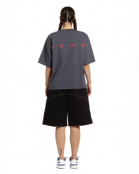Cold Culture Now If T Shirt Dark Blue | 83019-VXHF