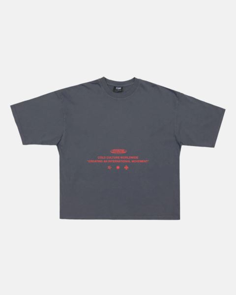 Cold Culture Now If T Shirt Dark Blue | 83019-VXHF