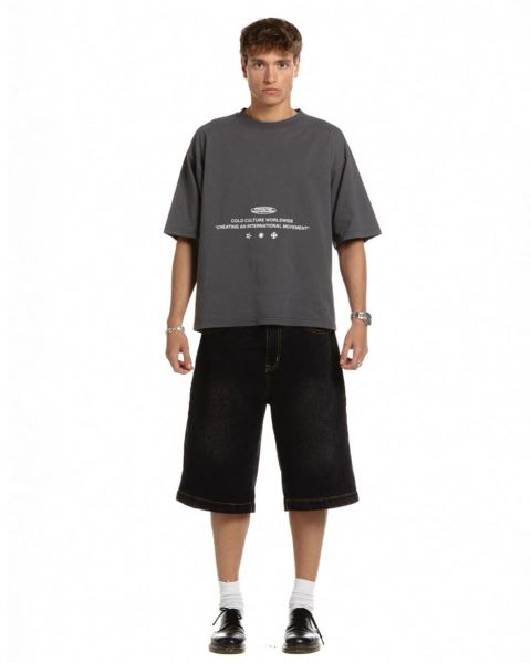 Cold Culture Now If T Shirt Grey | 87135-SDZC