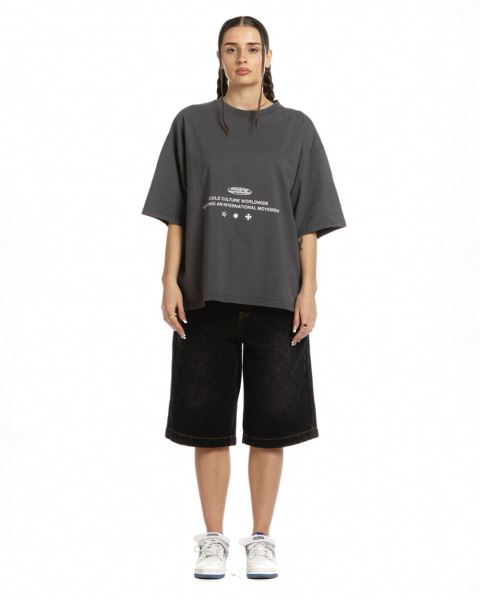 Cold Culture Now If T Shirt Grey | 87135-SDZC