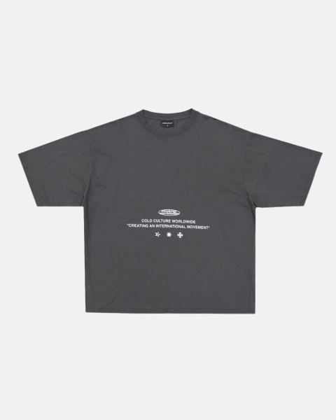 Cold Culture Now If T Shirt Grey | 87135-SDZC