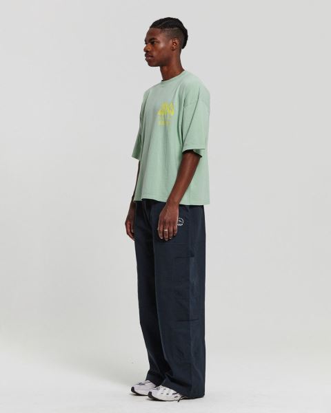 Cold Culture Number Perspective T Shirt Green | 16294-FBSQ