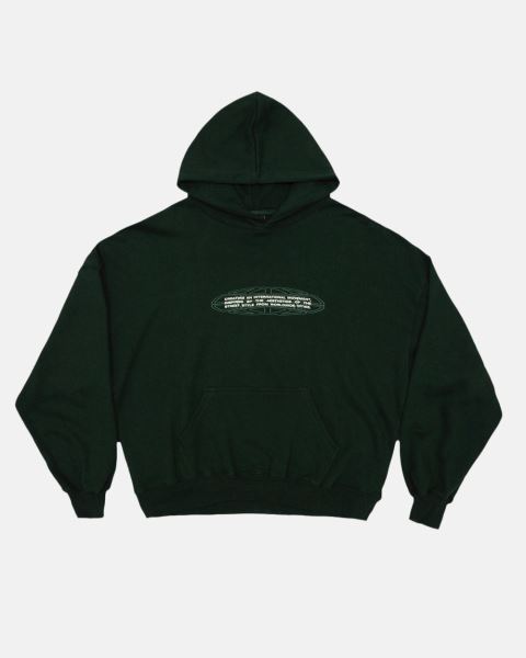 Cold Culture Nyc Hoodie Green | 46185-JPDX