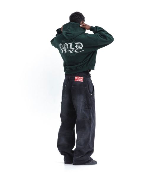 Cold Culture Nyc Hoodie Green | 46185-JPDX