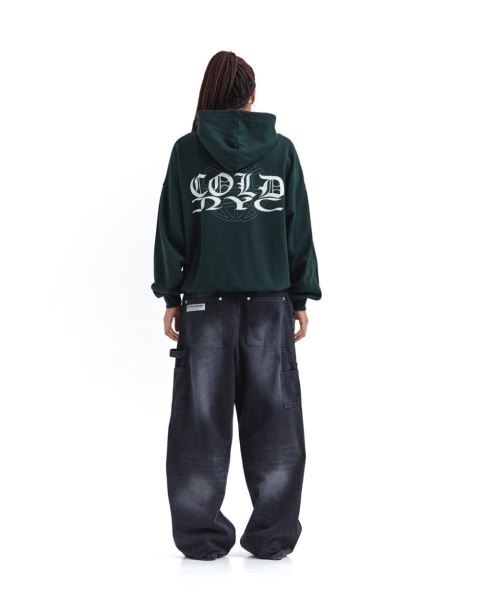 Cold Culture Nyc Hoodie Green | 46185-JPDX