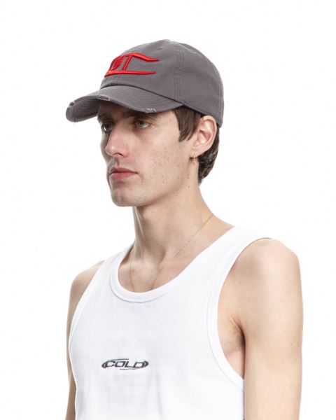 Cold Culture Ornament Caps Dark Grey | 79435-RQBV