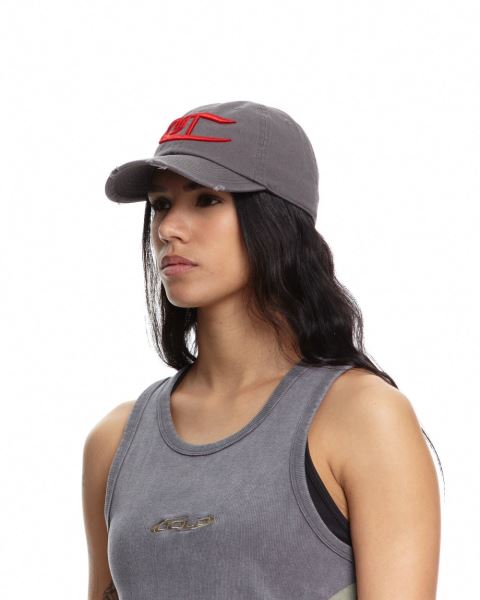 Cold Culture Ornament Caps Dark Grey | 79435-RQBV