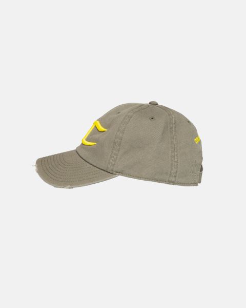 Cold Culture Ornament Caps Olive Green | 86713-KESG