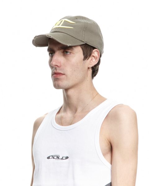 Cold Culture Ornament Caps Olive Green | 86713-KESG