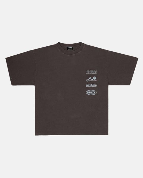 Cold Culture Outdoors T Shirt Orange | 67201-JCDT