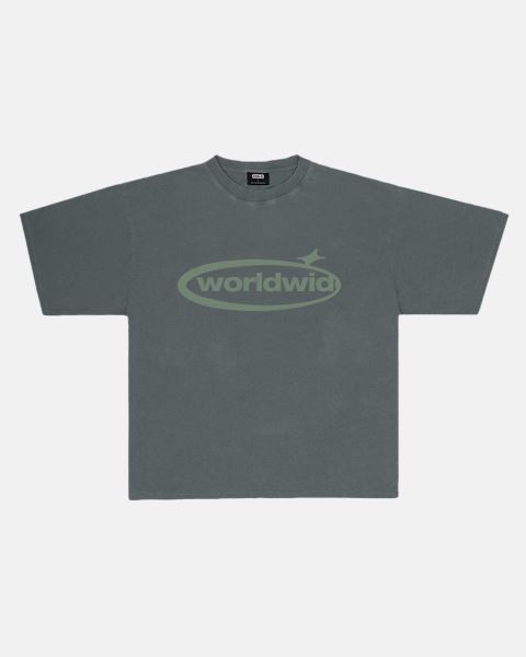 Cold Culture Oval T Shirt Dark Grey | 57932-TSOU