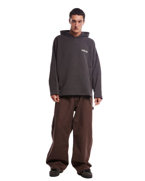 Cold Culture Pegaso Hoodie Dark Grey | 96587-FVBD